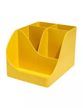 Portapenne Pen Wave Bee Exacompta - 15,5x11,9x10,9 cm - 69508D (Giallo Zafferano)