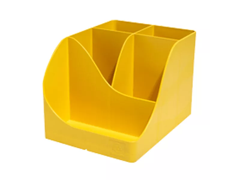 Portapenne Pen Wave Bee Exacompta - 15,5x11,9x10,9 cm - 69508D (Giallo Zafferano)