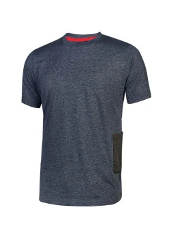 T-Shirt a Manica Corta Road U-Power - Taglia L - EY138DB-L (Blu Conf. 3)