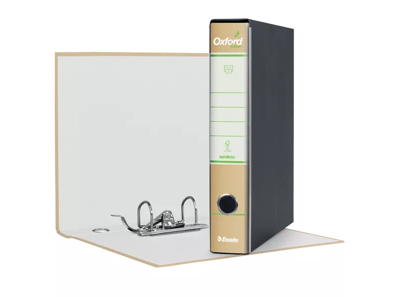 Registratore Oxford Green G82 Esselte - Commerciale - Dorso 5 - 23x30 cm - 397820501 (Avana Conf. 8)