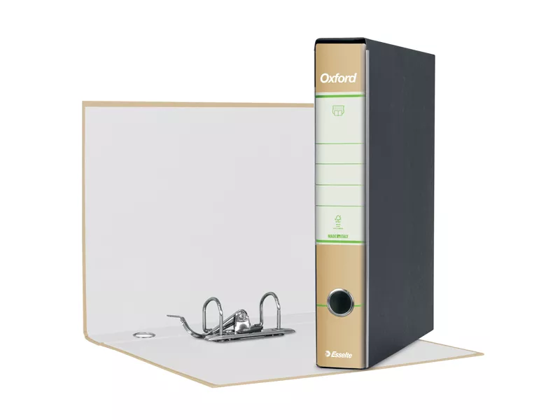Registratore Oxford Green G84 Esselte - Protocollo - Dorso 5 - 23x33 cm - 397840501 (Avana Conf. 8)