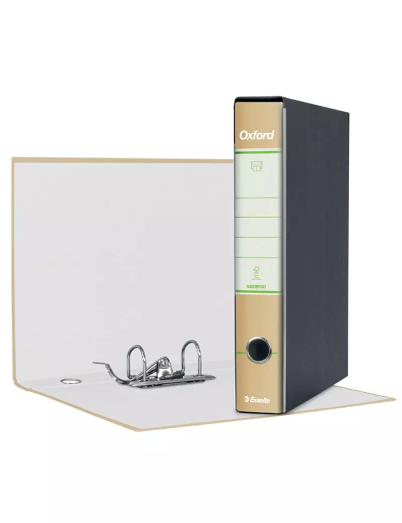 Registratore Oxford Green G84 Esselte - Protocollo - Dorso 5 - 23x33 cm - 397840501 (Avana Conf. 8) Registratore Oxford Green G84 Esselte - Protocollo - Dorso 5 - 23x33 cm - 397840501 (Avana Conf. 8)