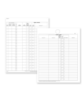 Registro Carico/Scarico Bovini Data Ufficio - 23 Pagine Numerate - 24,5x31 cm - DU138313000 (Conf. 2)