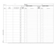 Registro Carico/Scarico Equidi Data Ufficio - 46 Pagine Numerate - 24,5x31 cm - DU138211000 (Conf. 2)