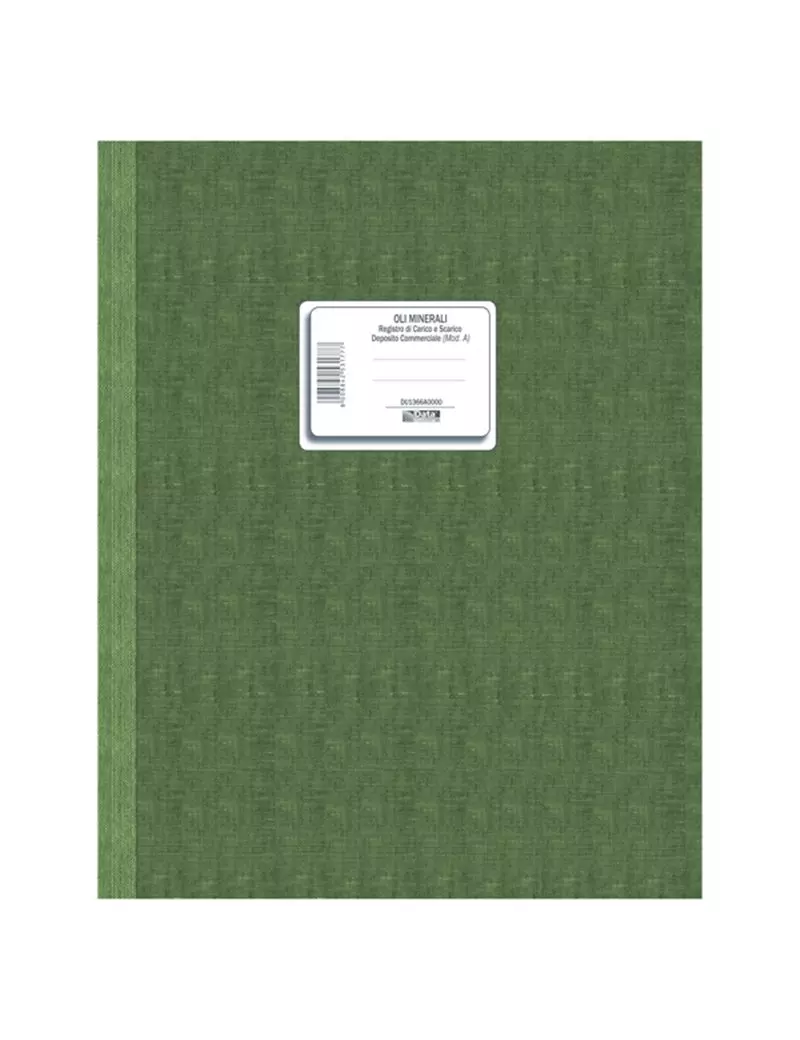 Registro Carico/Scarico Oli Minerali Data Ufficio - 49 Pagine - 24,5x31 cm - DU1366A0000 (Conf. 2) Registro Carico/Scarico Oli Minerali Data Ufficio - 49 Pagine - 24,5x31 cm - DU1366A0000 (Conf. 2)