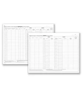 Registro Carico/Scarico Ovini e Caprini Data Ufficio - 46 Pagine Numerate - 24,5x31 cm - DU138412000 (Conf. 2)