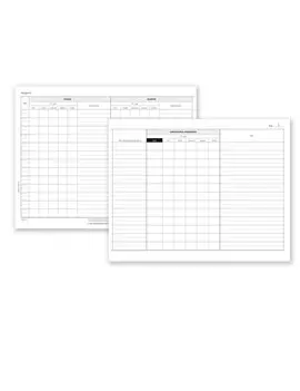 Registro Carico/Scarico Suini Data Ufficio - 23 Pagine Numerate - 24,5x31 cm - DU138311000 (Conf. 2)