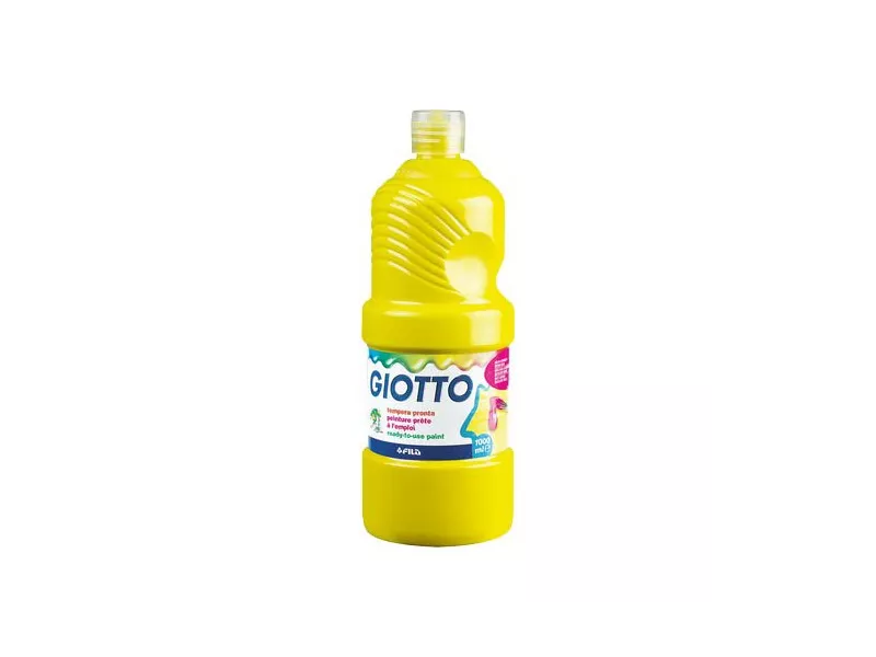 Tempera Pronta Giotto - 1000 ml (Giallo Primario) Tempera Pronta Giotto - 1000 ml (Giallo Primario)