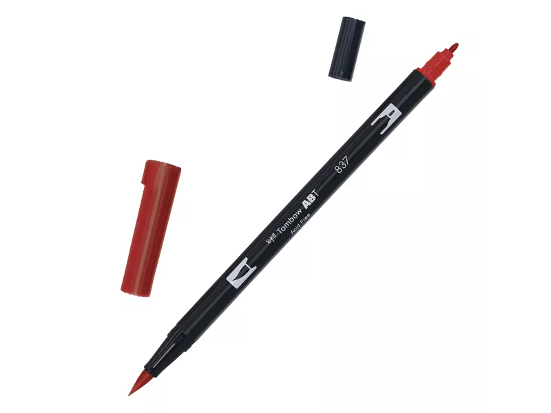 Pennarello Dual Brush Tombow - PABT-837 (Wine Red Conf. 6)