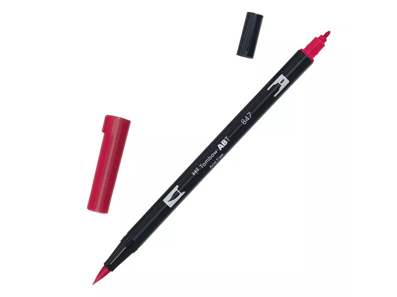 Pennarello Dual Brush Tombow - PABT-847 (Crimson Conf. 6)