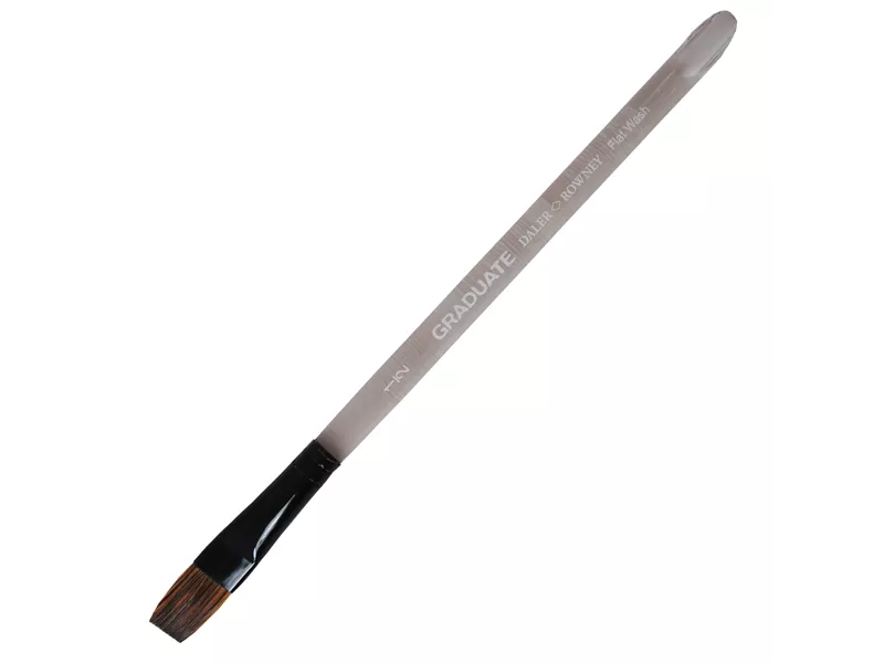 Pennello in Pelo di Pony Graduate Daler-Rowney - Punta Piatta Quadrata - n. 3/4 - Manico Corto - D212159075 (Conf. 6)