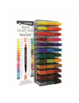 Pennarello Aqua Brush Duo Lyra - L6527001 (Assortiti Conf. 360)