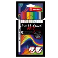 Pennarello Pen 68 Brush Arty Line Stabilo - 568/12-21-20 (Assortiti Conf. 12)