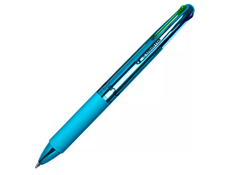 Penna a Sfera a Scatto 4 Multi Chrome Osama - 1 mm - OW 84018638 (Sky Conf. 12) Penna a Sfera a Scatto 4 Multi Chrome Osama - 1 mm - OW 84018638 (Sky Conf. 12)
