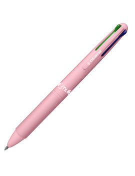 Penna a Sfera a Scatto 4 Multi Pastel Osama - 1 mm - OW 84017860 (Bay Pink Conf. 12)