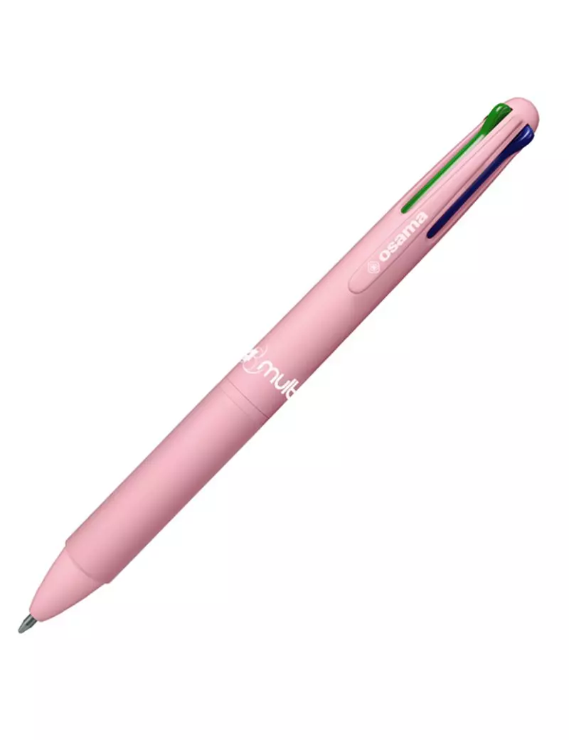 Penna a Sfera a Scatto 4 Multi Pastel Osama - 1 mm - OW 84017860 (Bay Pink Conf. 12) Penna a Sfera a Scatto 4 Multi Pastel Osama - 1 mm - OW 84017860 (Bay Pink Conf. 12)