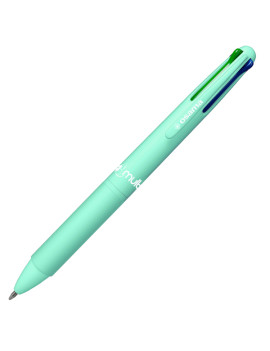 Penna a Sfera a Scatto 4 Multi Pastel Osama - 1 mm - OW 84017808 (Dinner Mint Conf. 12)