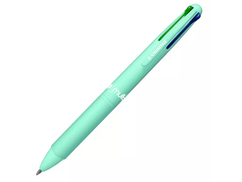 Penna a Sfera a Scatto 4 Multi Pastel Osama - 1 mm - OW 84017808 (Dinner Mint Conf. 12) Penna a Sfera a Scatto 4 Multi Pastel Osama - 1 mm - OW 84017808 (Dinner Mint Conf. 12)