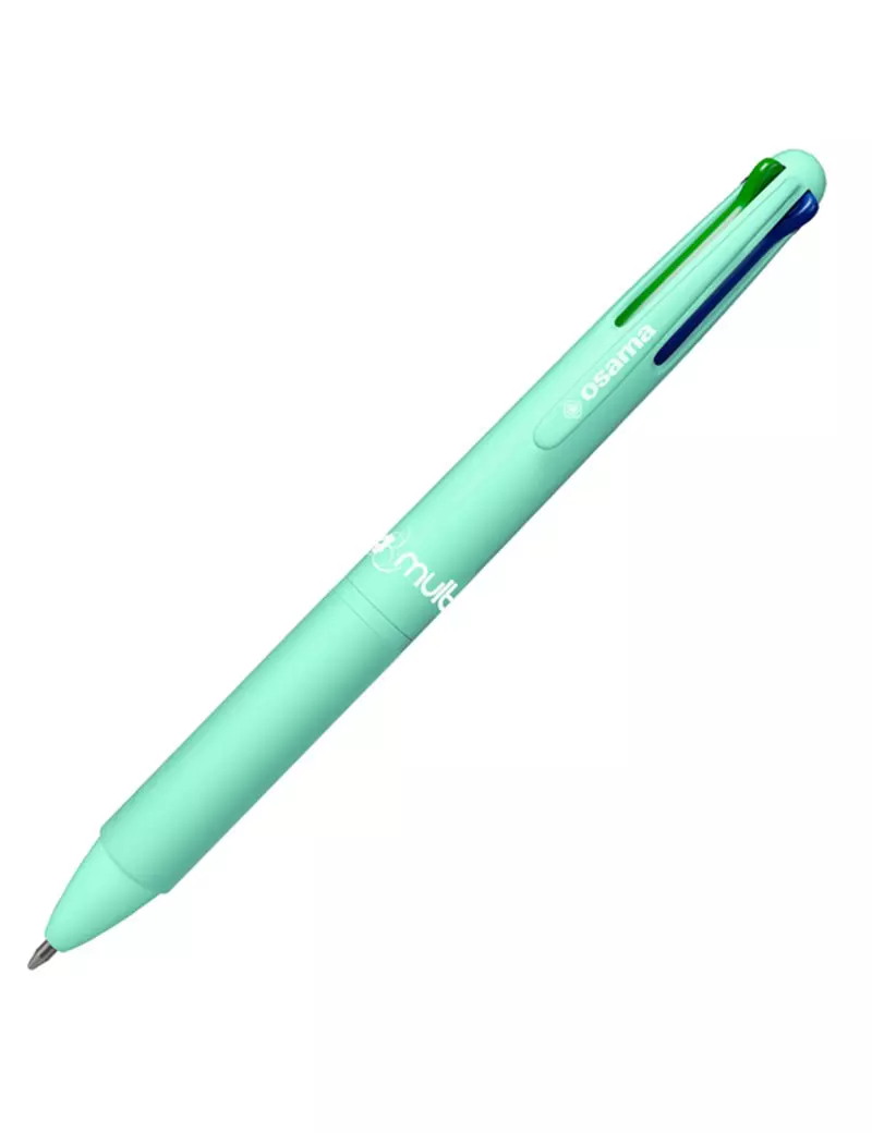 Penna a Sfera a Scatto 4 Multi Pastel Osama - 1 mm - OW 84017808 (Dinner Mint Conf. 12) Penna a Sfera a Scatto 4 Multi Pastel Osama - 1 mm - OW 84017808 (Dinner Mint Conf. 12)
