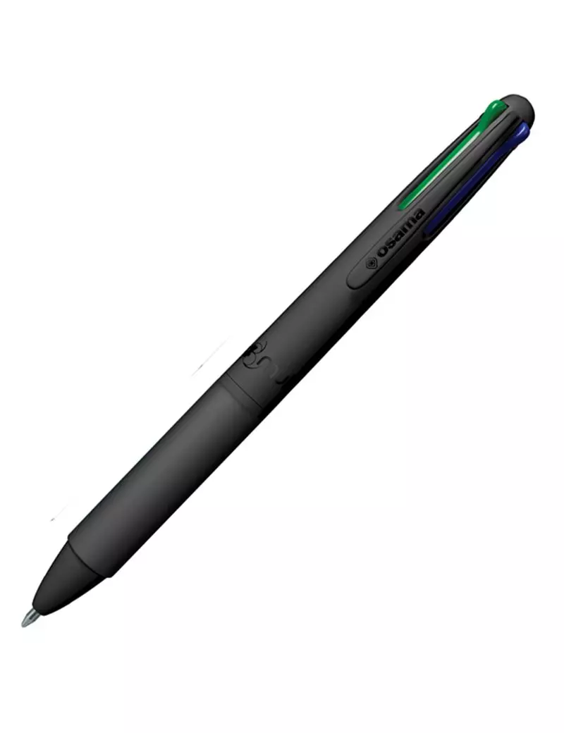 Penna a Sfera a Scatto 4 Multi Pastel Osama - 1 mm - OW 84018782 (All Black Conf. 12) Penna a Sfera a Scatto 4 Multi Pastel Osama - 1 mm - OW 84018782 (All Black Conf. 12)