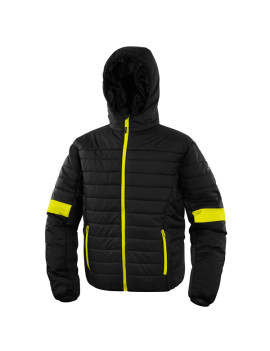 Piumino Imbottito Bloom Delta Plus - Taglia L - BLOOMNOGT (Nero e Giallo)