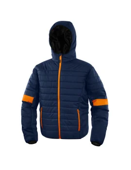 Piumino Imbottito Bloom Delta Plus - Taglia M - BLOOMBMTM (Blu e Arancio)