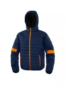 Piumino Imbottito Bloom Delta Plus - Taglia M - BLOOMBMTM (Blu e Arancio)