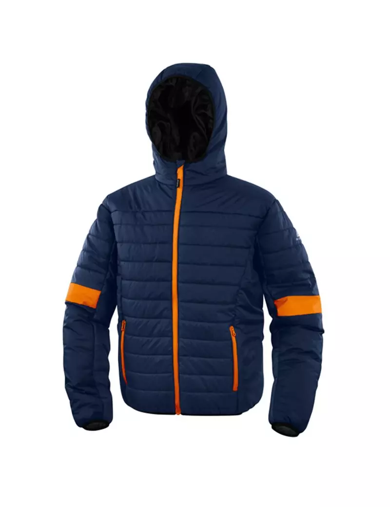 Piumino Imbottito Bloom Delta Plus - Taglia M - BLOOMBMTM (Blu e Arancio) Piumino Imbottito Bloom Delta Plus - Taglia M - BLOOMBMTM (Blu e Arancio)