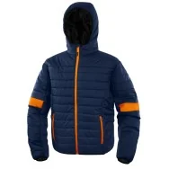 Piumino Imbottito Bloom Delta Plus - Taglia XXL - BLOOMBMXX (Blu e Arancio)