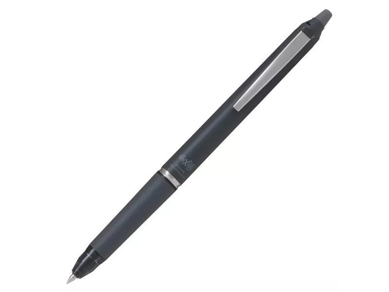 Penna a Sfera a Scatto Cancellabile Frixion Ball Zone Pilot - 0,7 mm - 006386 (Nero con Fusto Grigio)