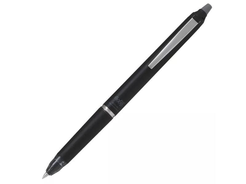 Penna a Sfera a Scatto Cancellabile Frixion Ball Zone Pilot - 0,7 mm - 006385 (Nero con Fusto Nero)