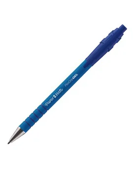Penna Gel a Scatto Flexgrip Gel Paper Mate - 0,7 mm - 2108213 (Blu Conf. 12)
