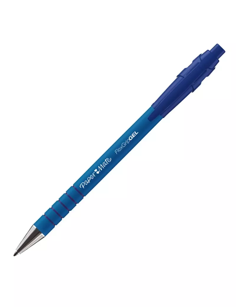 Penna Gel a Scatto Flexgrip Gel Paper Mate - 0,7 mm - 2108213 (Blu Conf. 12) Penna Gel a Scatto Flexgrip Gel Paper Mate - 0,7 mm - 2108213 (Blu Conf. 12)