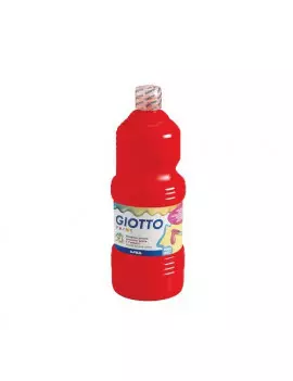 Tempera Pronta Giotto - 1000 ml (Rosso Scarlatto)