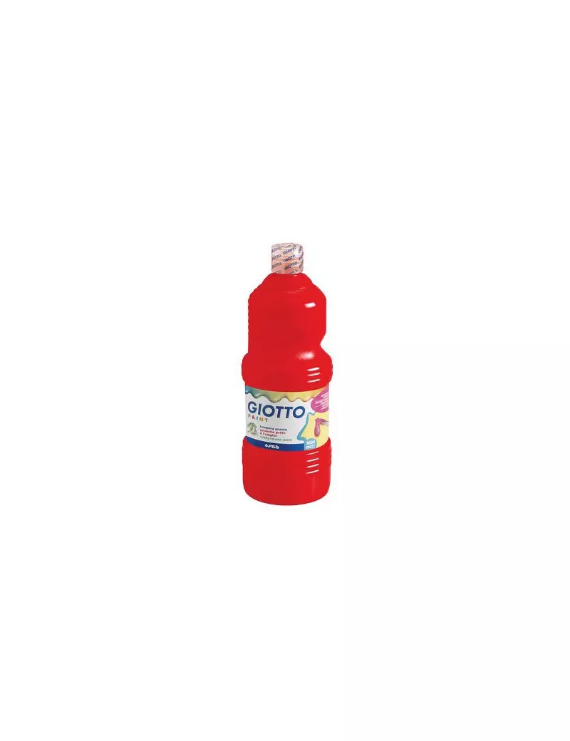 Tempera Pronta Giotto - 1000 ml (Rosso Scarlatto)