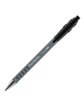 Penna Gel a Scatto Flexgrip Gel Paper Mate - 0,7 mm - 2108217 (Nero Conf. 12)