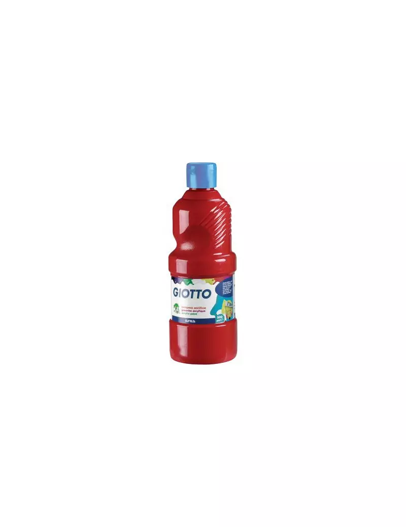 Tempera Pronta Giotto - 1000 ml (Rosso Vermiglio)