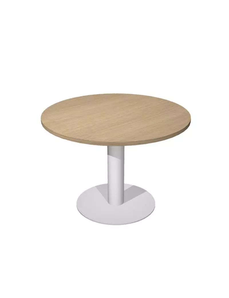 Tavolo Riunioni Agorà Direction Artexport - Rotondo - Diametro 100 cm - PR10+BASE50/C (Rovere Gamba Metallo) Tavolo Riunioni Agorà Direction Artexport - Rotondo - Diametro 100 cm - PR10+BASE50/C (Rovere Gamba Metallo)