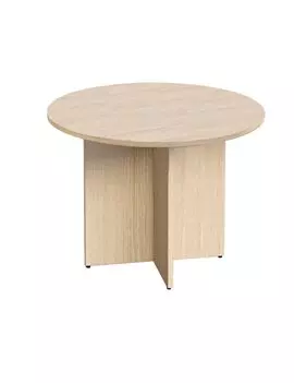 Tavolo Riunioni Agorà Direction Artexport - Rotondo - Diametro 100 cm - PR10+PRPC/C (Rovere)
