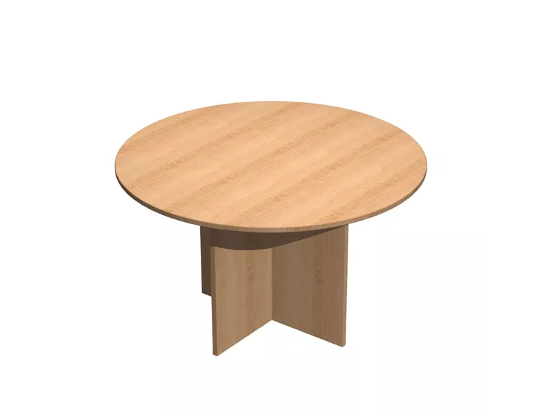 Tavolo Riunioni Easy Artexport - Rotondo - Diametro 120 cm - 60121_6 (Faggio)