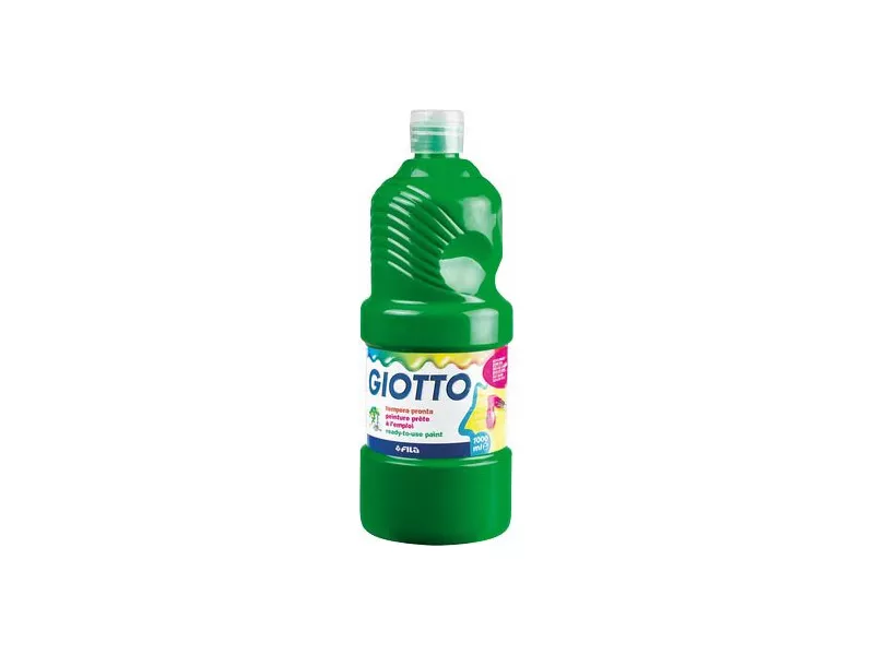 Tempera Pronta Giotto - 1000 ml (Verde) Tempera Pronta Giotto - 1000 ml (Verde)