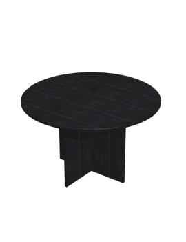 Tavolo Riunioni Easy Artexport - Rotondo - Diametro 120 cm - 60121_8 (Nero Venato)