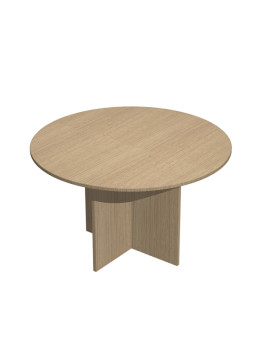 Tavolo Riunioni Easy Artexport - Rotondo - Diametro 120 cm - 60121_C (Rovere)
