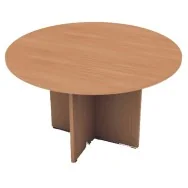 Tavolo Riunioni Easy Artexport - Rotondo - Diametro 120 cm - 60121_4 (Noce Chiaro)