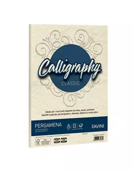Carta Calligraphy Pergamena Favini - A3 - 190 g - A69Q253 (Naturale Conf. 250)
