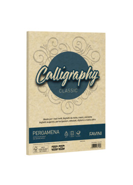 Carta Calligraphy Pergamena Favini - A4 - 190 g - A692254 (Crema Conf. 250)