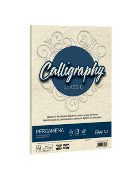 Carta Calligraphy Pergamena Favini - A4 - 190 g - A69Q374 (Naturale Conf. 250)
