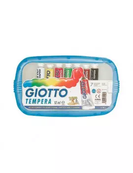 Tubetto Tempera Giotto - 12 ml (Assortiti Conf. 7)