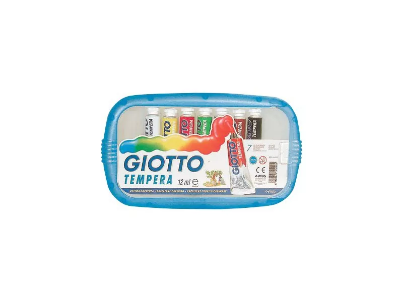 Tubetto Tempera Giotto - 12 ml (Assortiti Conf. 7)