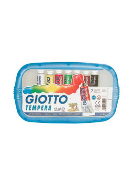 Tubetto Tempera Giotto - 12 ml (Assortiti Conf. 7)